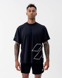 Perform Hybrid Oversized T-Shirt — Black