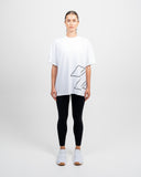 Perform Hybrid Oversized T-Shirt — White