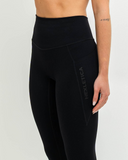 Close-up of buttery-soft sculpting fabric and contour seams